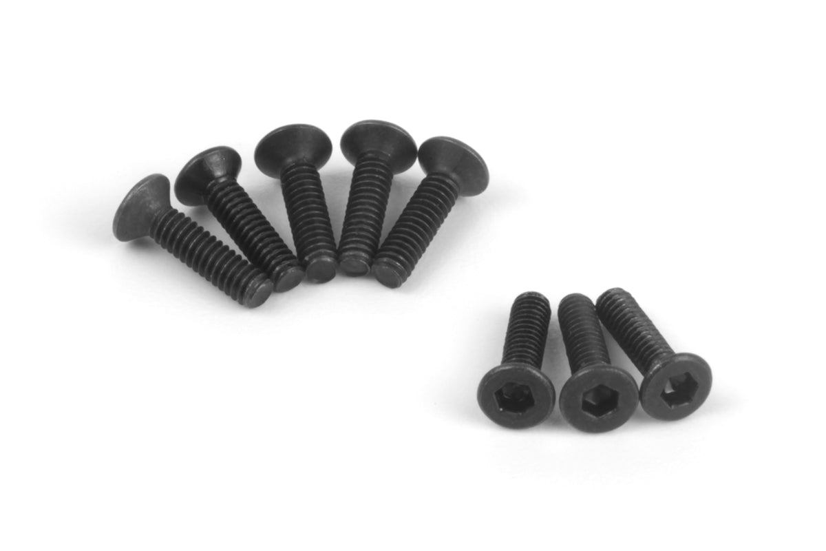 Flat Head Screw M2x8mm (Hex/Socket/8pcs)