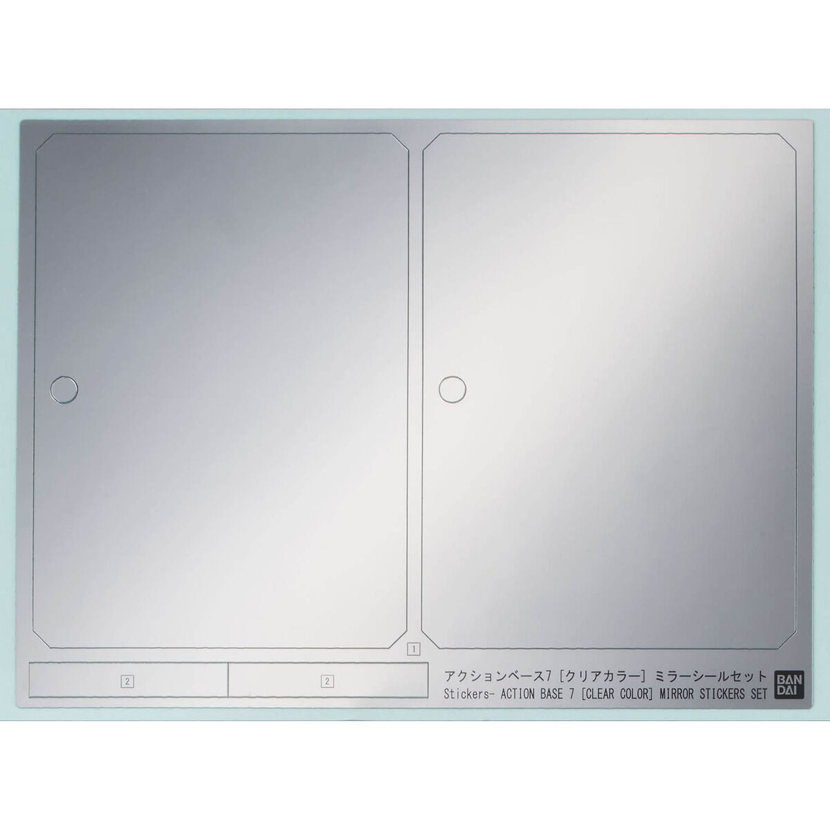 Action Base 7 [Clear Color] Mirror Sticker Set