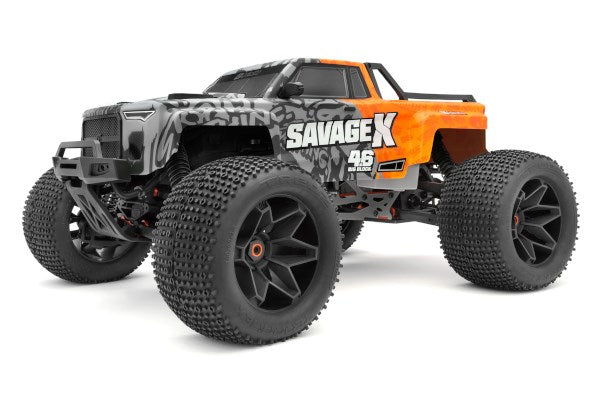 GT-6 Sportcab Painted Truck Body (Grey/Orange)