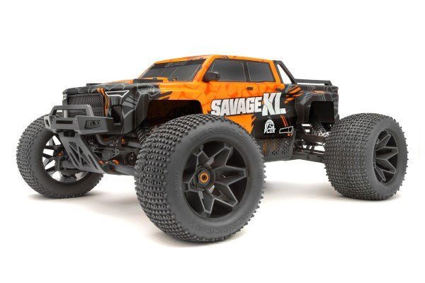 GTXL-6 Kingcab Painted Truck Body (Black/Orange)