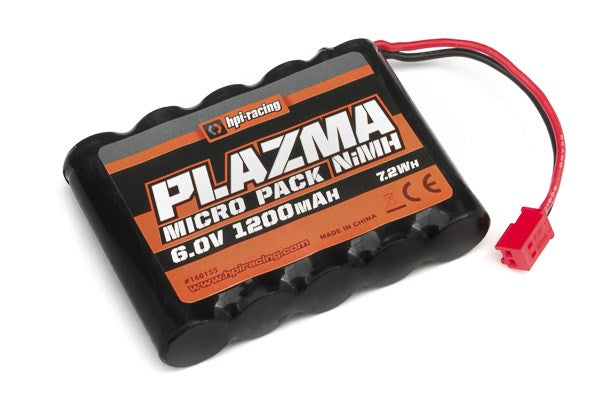 Plazma 6.0V 1200mAh NiMh Micro Battery Pack