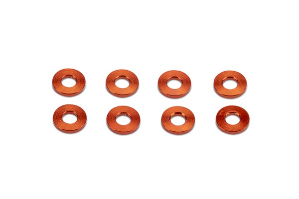 Shim 3x7x1mm (Orange/8pcs)