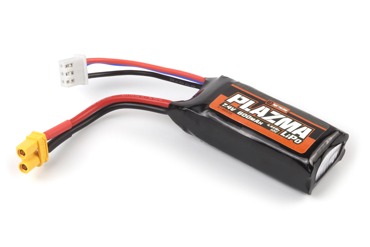 Plazma 7.4V 600mAh 10C LiPo Battery Pack