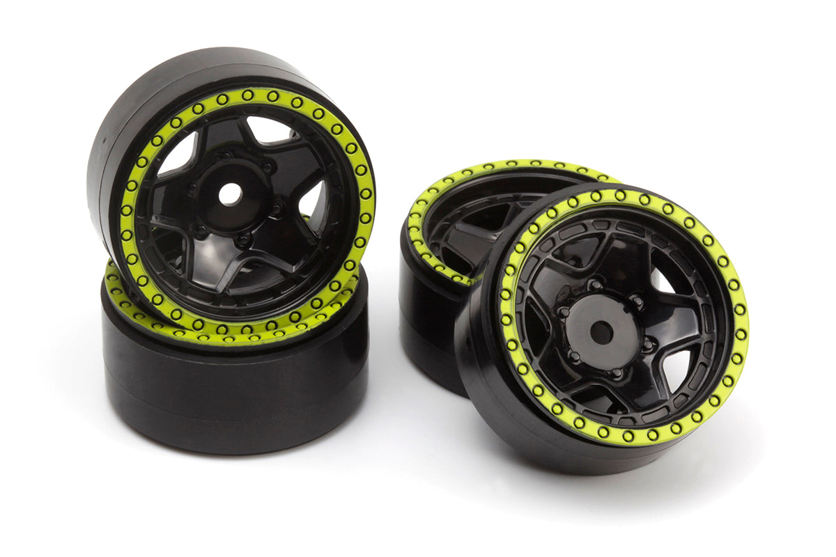 CL-5 Beadlock Wheel 1.2in (Green/4pcs)