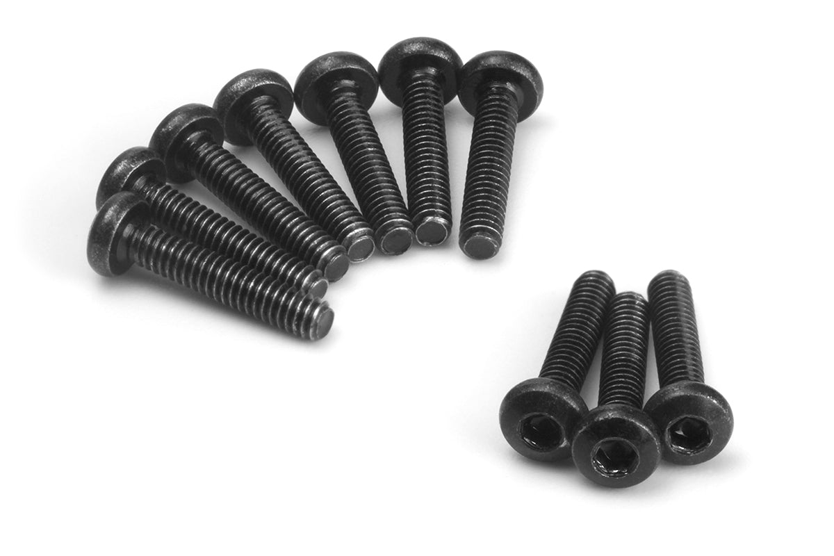 Button Head Screw M2x10mm (Hex Socket/10pcs)