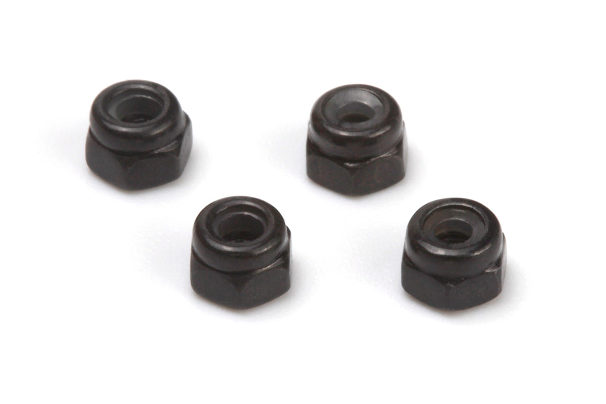 Lock Nut M2 (Black/4pcs)