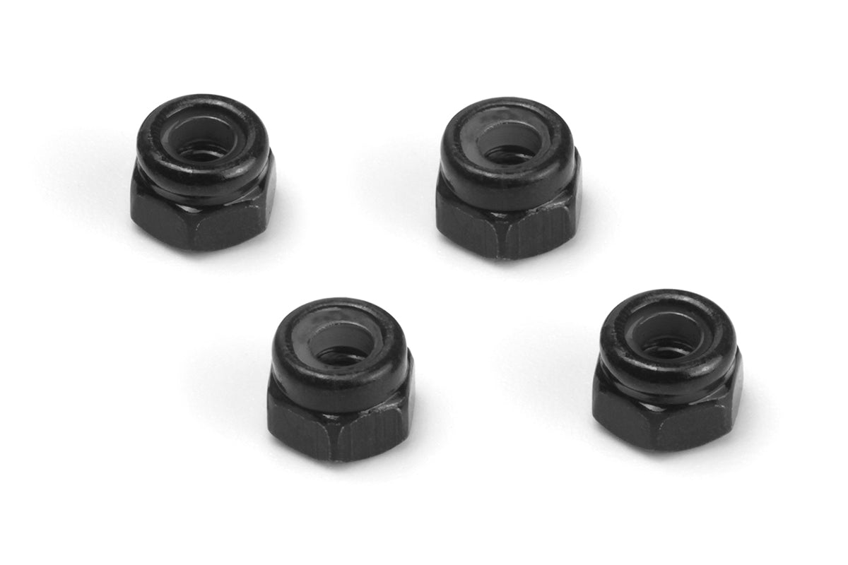 Lock Nut M2.5 (Black/4pcs)