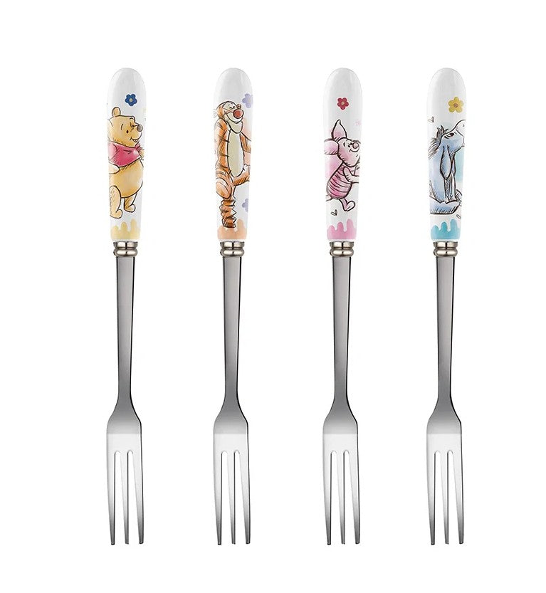 WINNIE THE POOH - 4pcs Dessert Fork