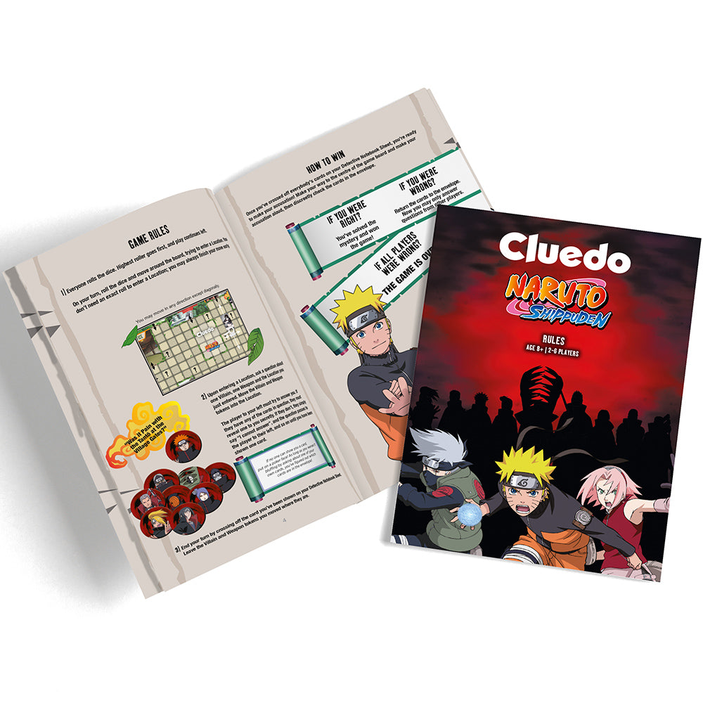 Winning Moves Naruto - English UK Cluedo Board Game