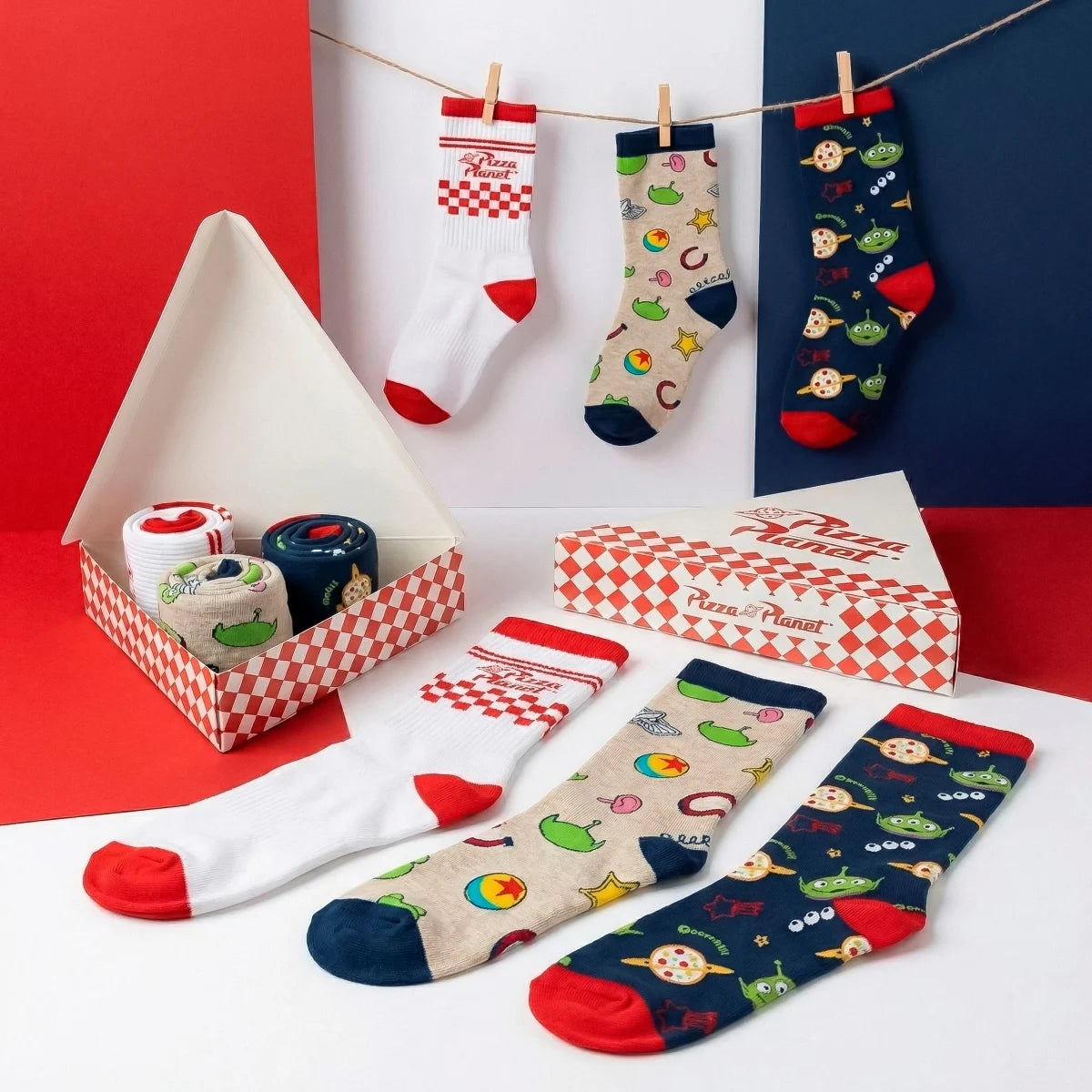 PIXAR - Toy Story - 3 Pairs socks Pack (UK Size 5-10,5)