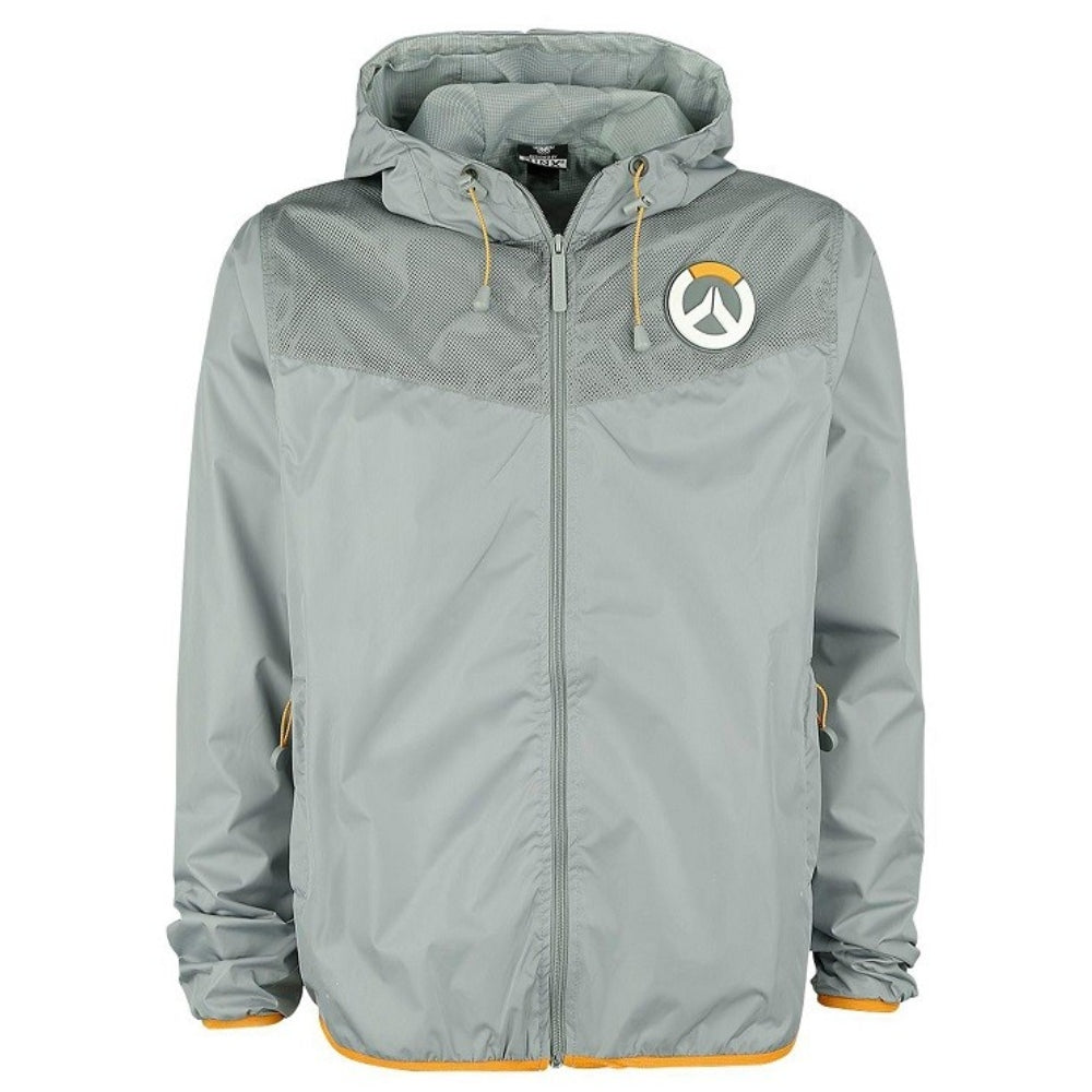 Jinx Overwatch - Logo Windbreaker Jacket Grey, XS