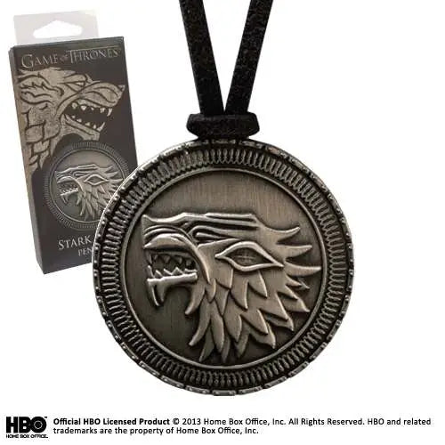 GAME OF THRONES STARK SHIELD PENDANT