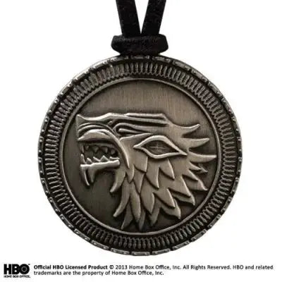 GAME OF THRONES STARK SHIELD PENDANT