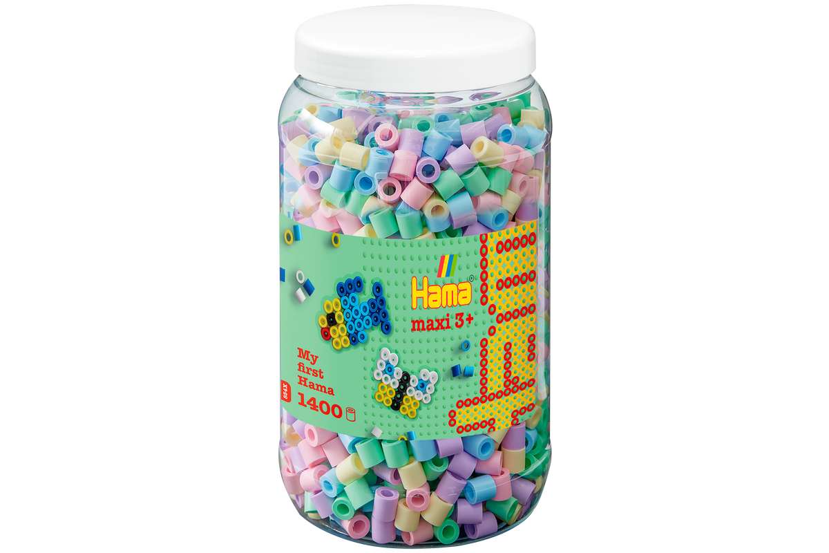 Hama maxi 1400stk i bøtte mix 52