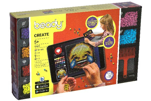 Beady Create 10.800 perler, 4 plader, 1 skraber