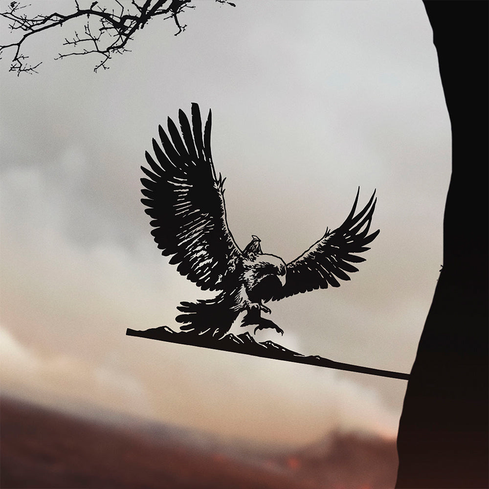 Weta Workshop The Lord Of The Rings Trilogy - Gandalf On Gwaihir Metalbird Silhouette