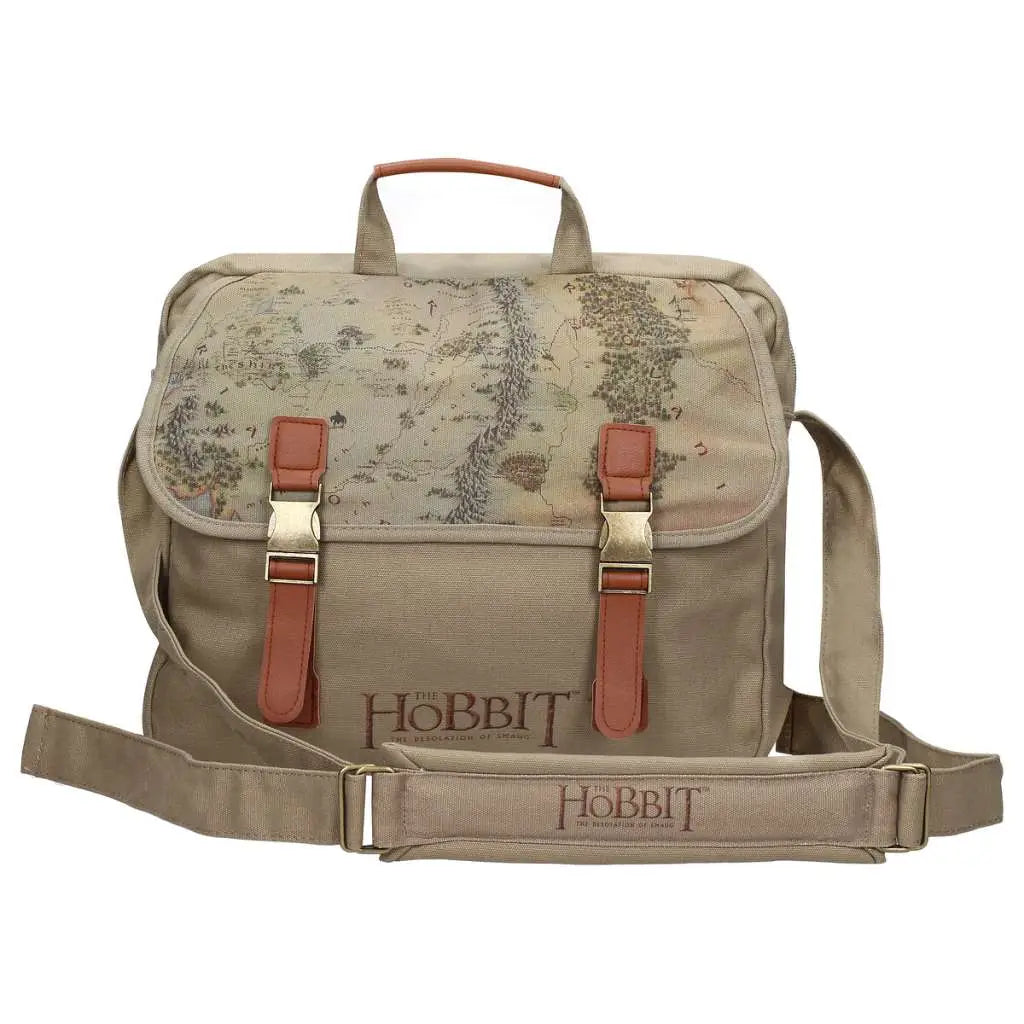 HOBBIT MIDDLE EARTH MAP MESSENGER BAG