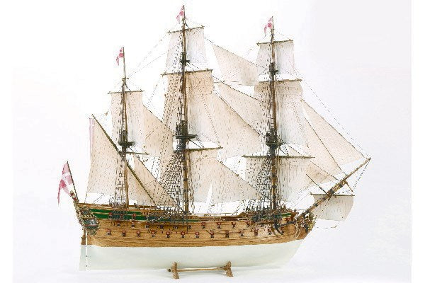 1:75 Norske Løve - Wooden hull