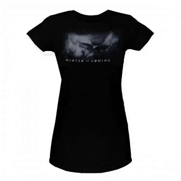 T/S GAME OF THRONES WINTER COME LOGO FEM - L