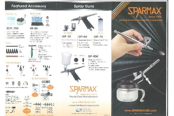 Sparmax Airbrush brochure English