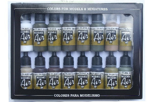 Model air, German/Allied WWII set 16x17ml