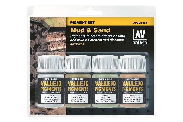 Mud & Sand Pigment 4x35ml set