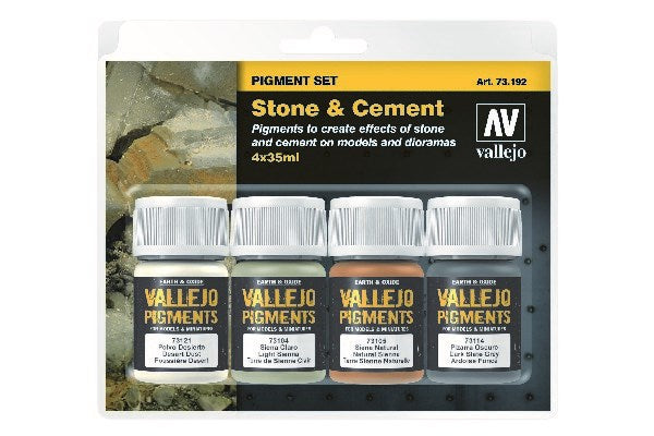 Stone & Cement Pigment 4x35ml set