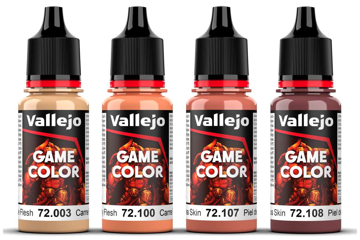 Game Color, pale skin set 4x18ml