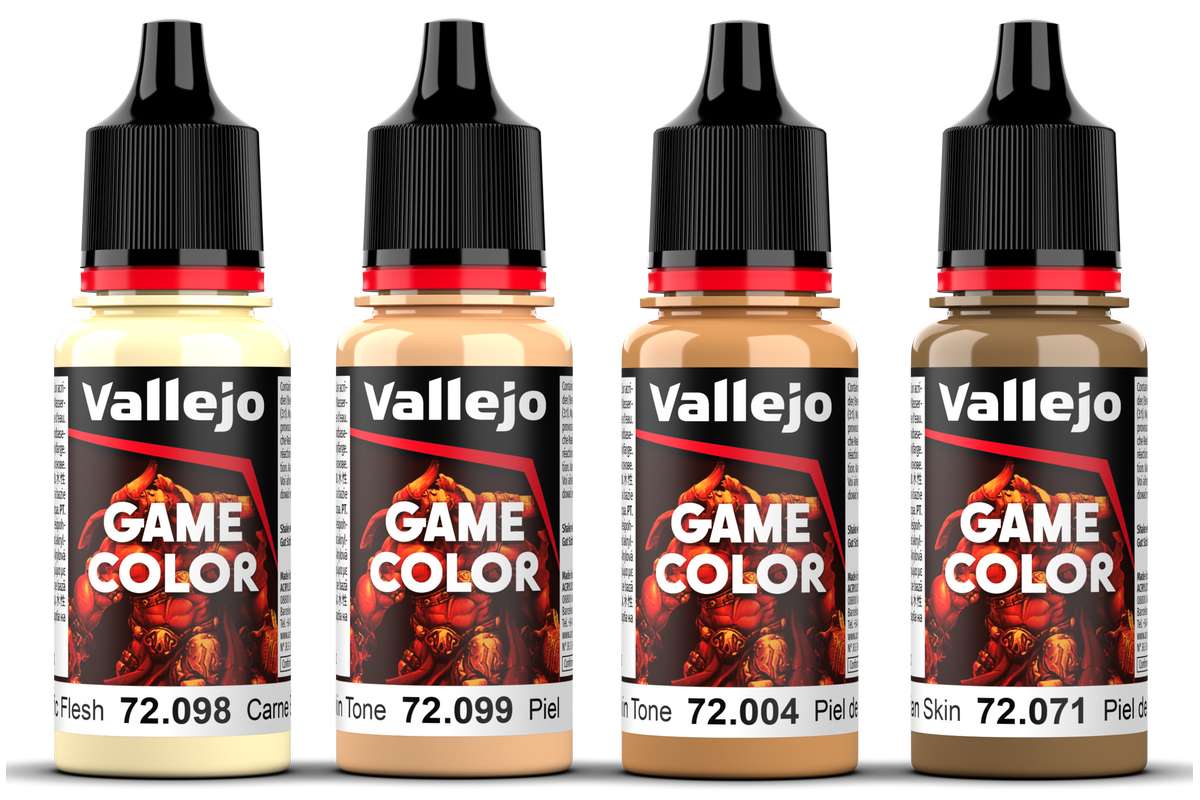 Game Color, tanned skin set 4x18ml