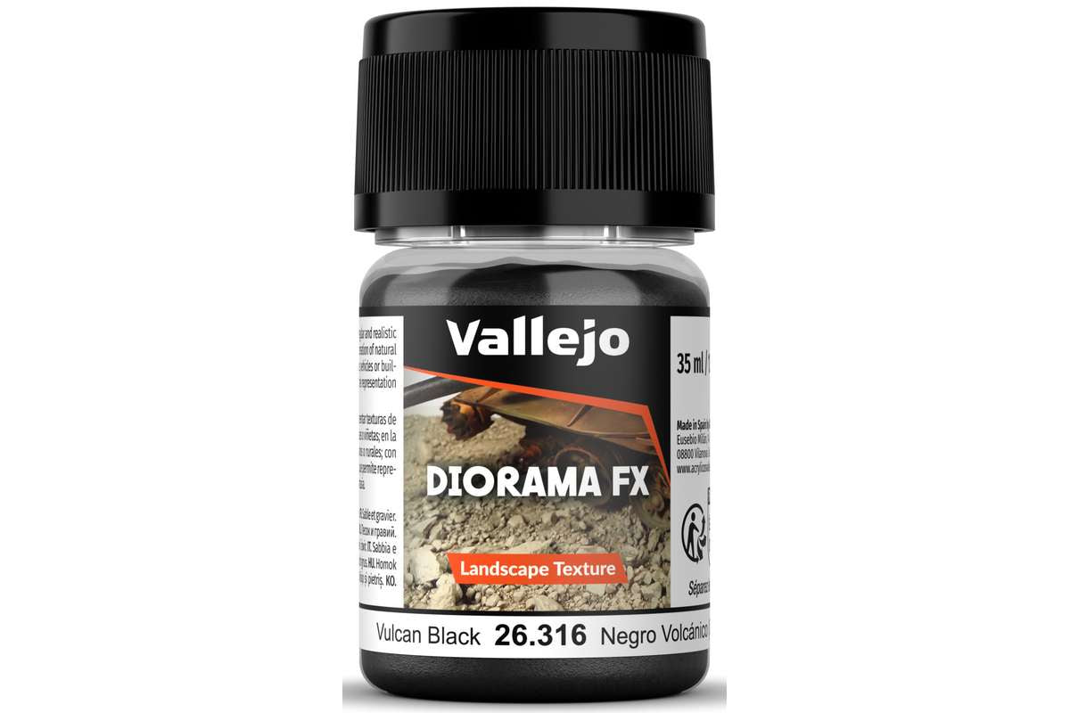 Diorama FX Vulcan black 0,1-0,6mm, 35ml