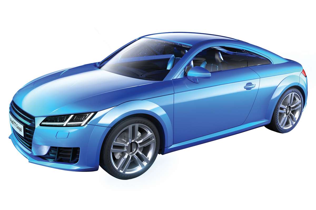 Quickbuild Audi TT Coupe, blue