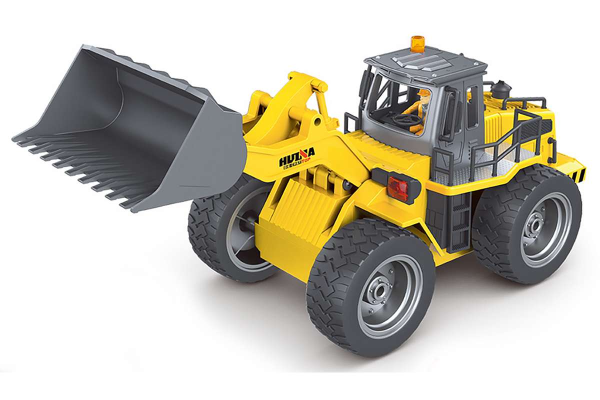 Wheel Loader R/C 1:18, 2,4GHz Lipo, 6 channels