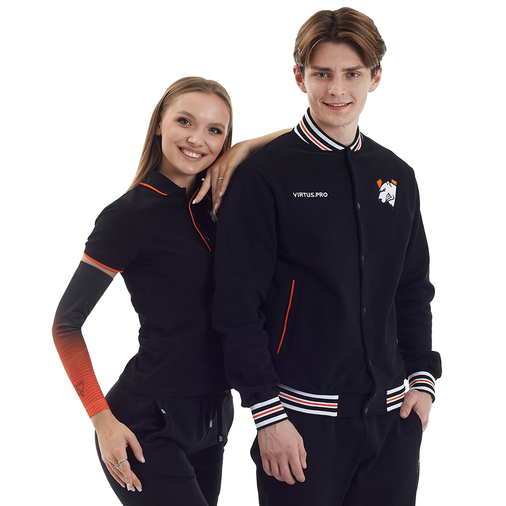 Virtus.pro College jacket black, XL