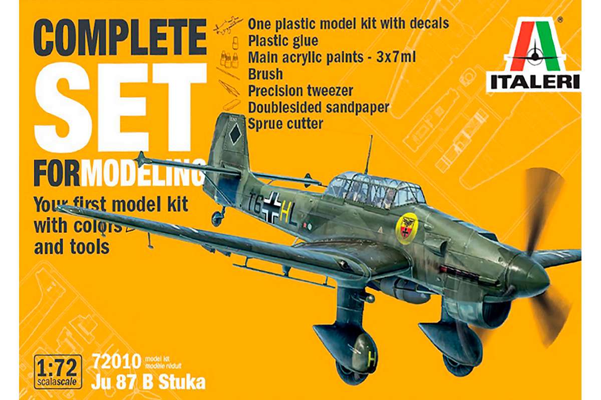 1:72 Complete modeling set Junker JU-87B Stuka