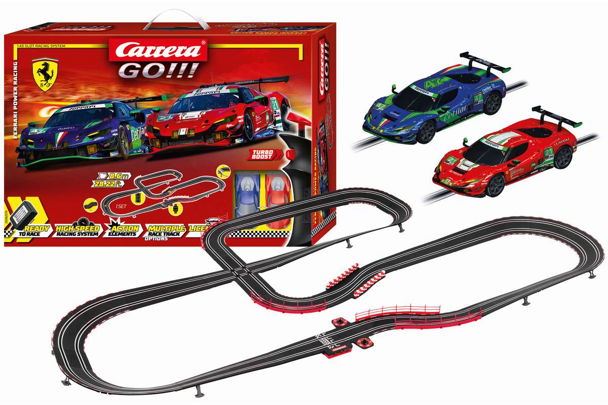 GO!!! Ferrari Power Racing set 1:43, analog