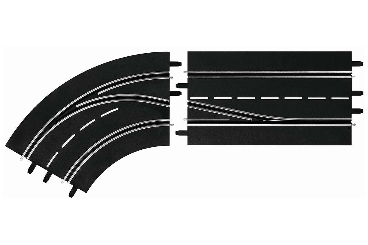 Lane change curve left, in to out, 1:32/1:24, digi