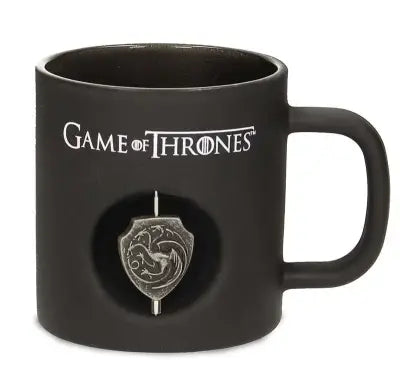 GAME OF T TARG SPIN LOGO BLACK CRYST MUG