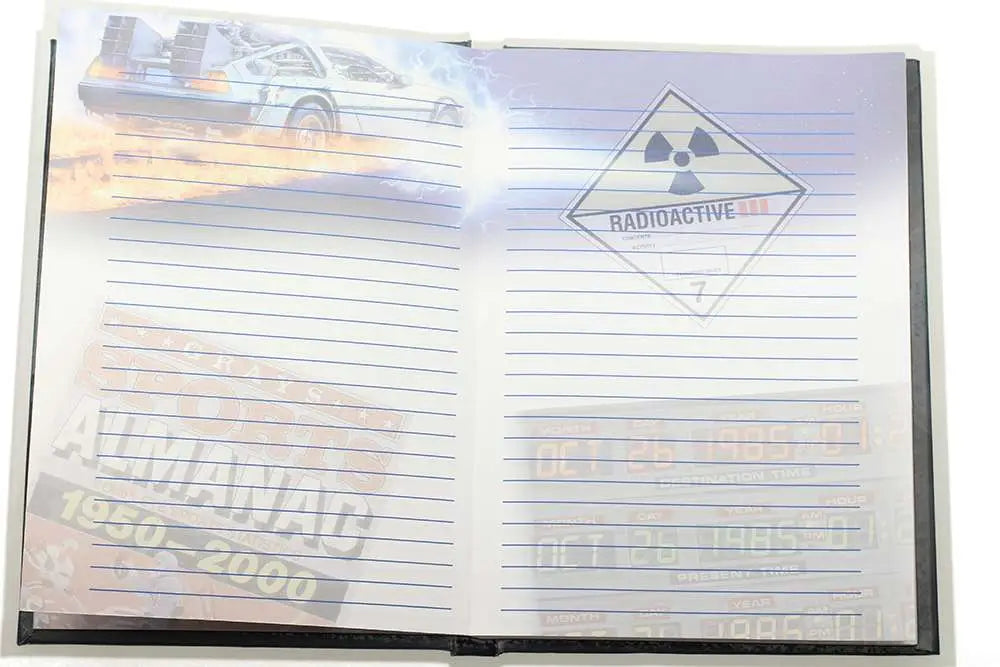 BTTF LOGO LIGHT UP NOTEBOOK
