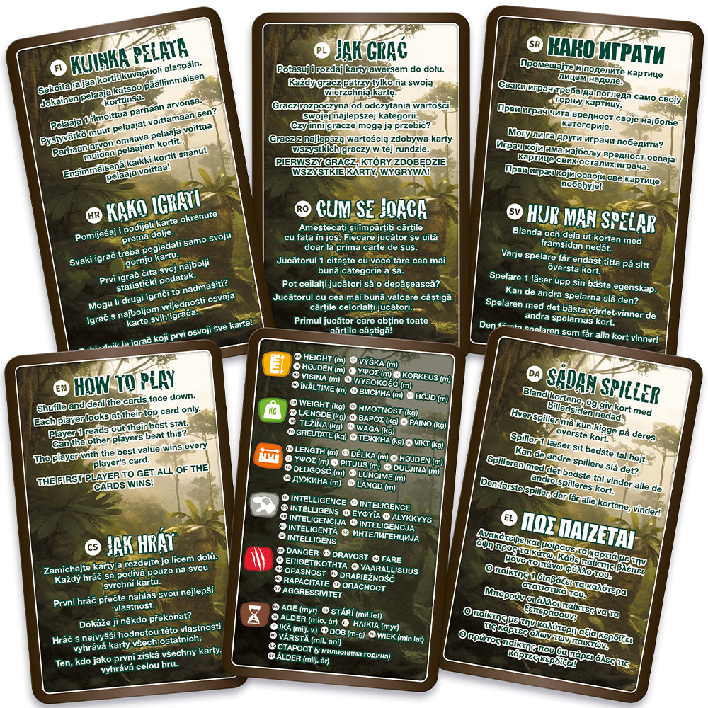 Winning Moves Top Trumps - Dinosaurs Cards Standard Tuck Box Multillingual