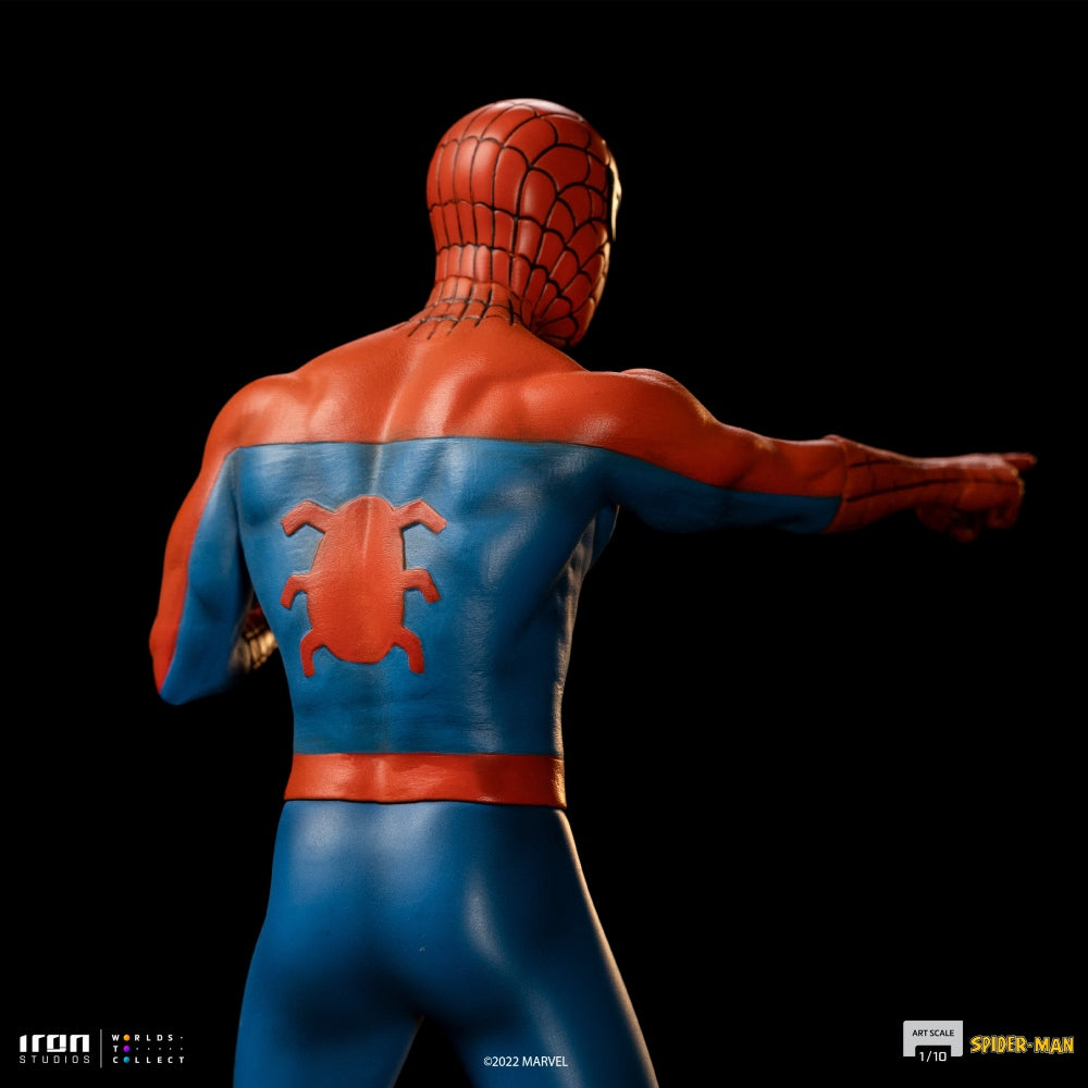 Iron Studios SPIDER-MAN ('60s Animated Series) - Pointing Meme Statue 1/10