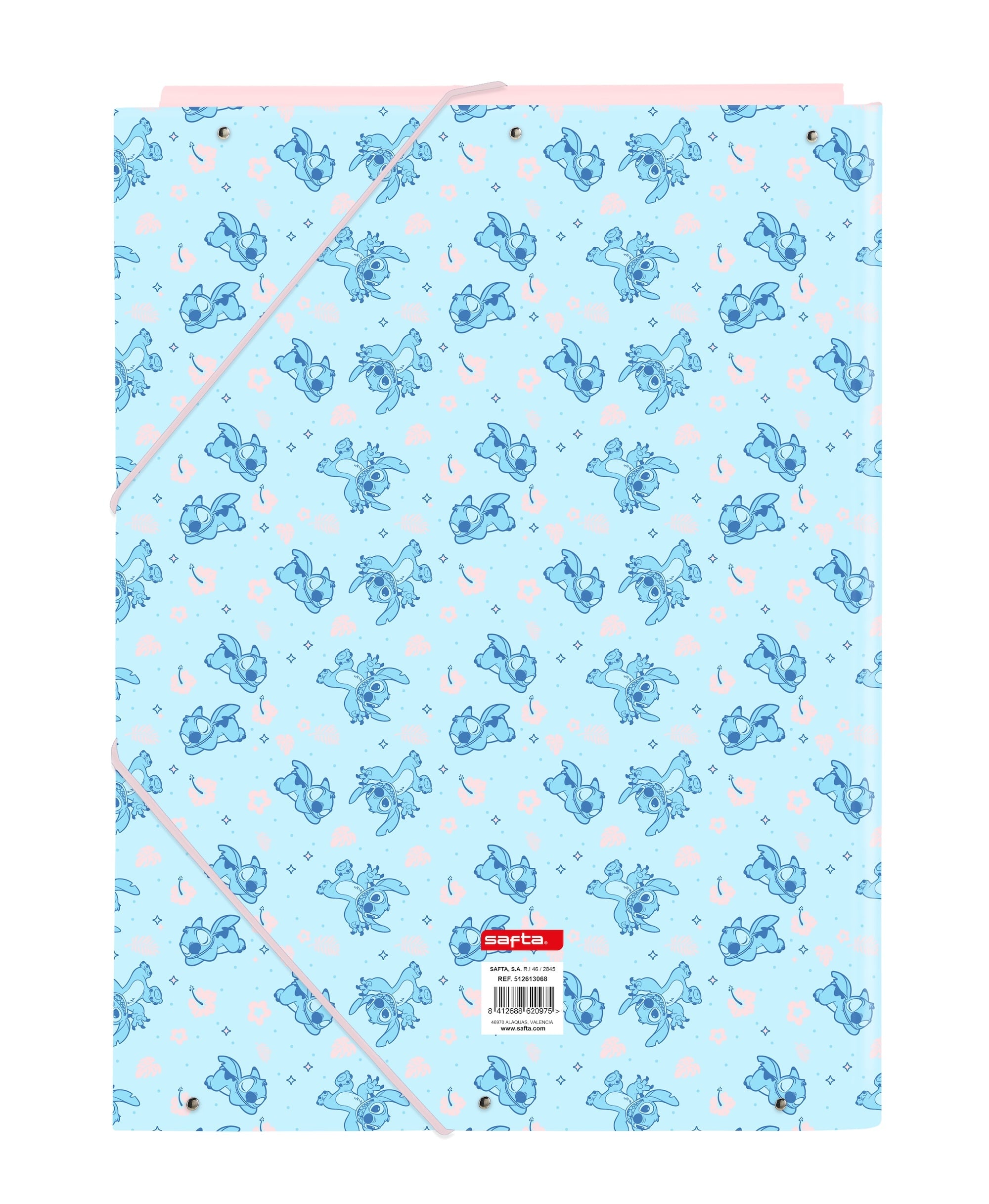 STITCH - Sleeping - A4 Premium Binder with Flaps & Elastic Band