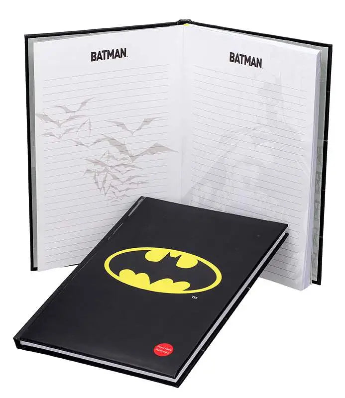 BATMAN BIG NOTEBOOK W/LIGHT
