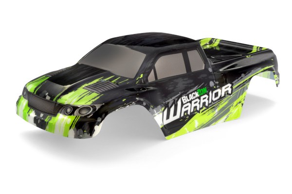 Blackzon Warrior Bodyshell (Black/Green)