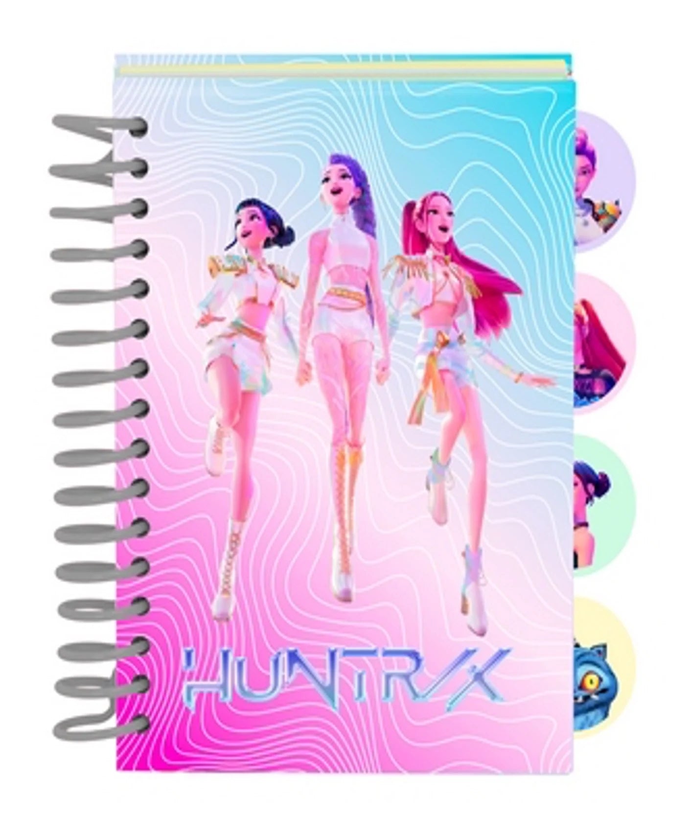 K-POP DEMON HUNTERS - A6 Notebook with 4 Dividers