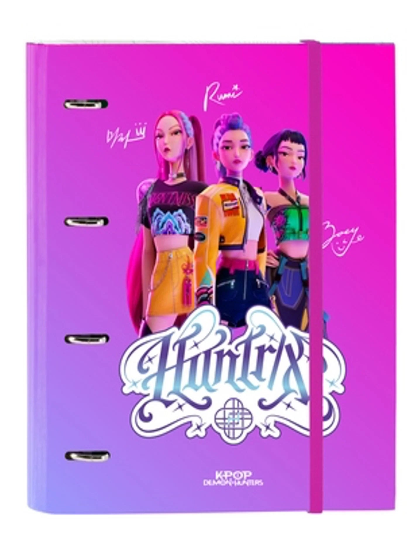 K-POP DEMON HUNTERS - 4-ring Binder with Sheets and 5 Dividers