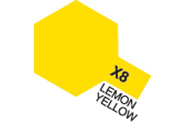 Acrylic Mini X-8 Lemon Yellow (Gloss)