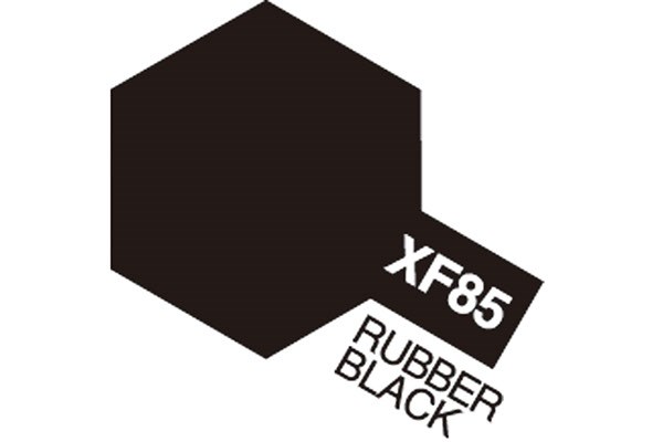 Acrylic Mini XF-85 Rubber Black (Flat)