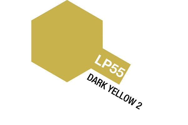 Tamiya Lacquer Paint LP-55 Dark Yellow 2 (Flat)