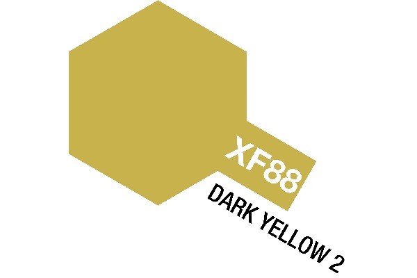 Acrylic Mini XF-88 Dark Yellow 2 (Flat)