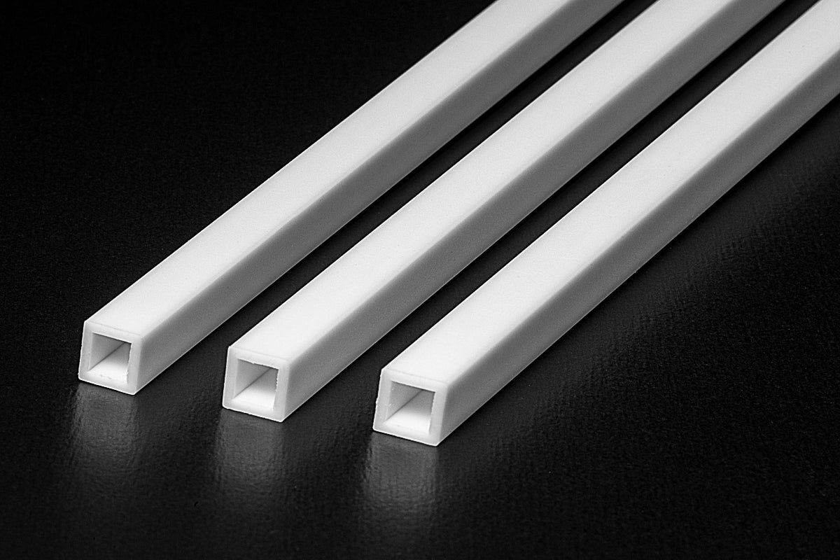 Plastic Beams 8mm Square Tube (3pcs.)